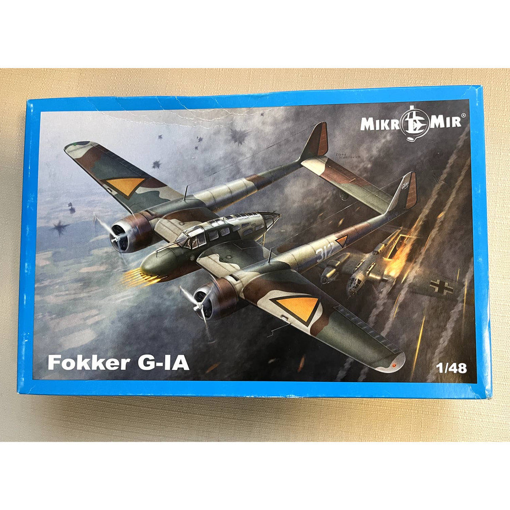 Mikro Mir Fokker G-1A 1:48 Model Kit